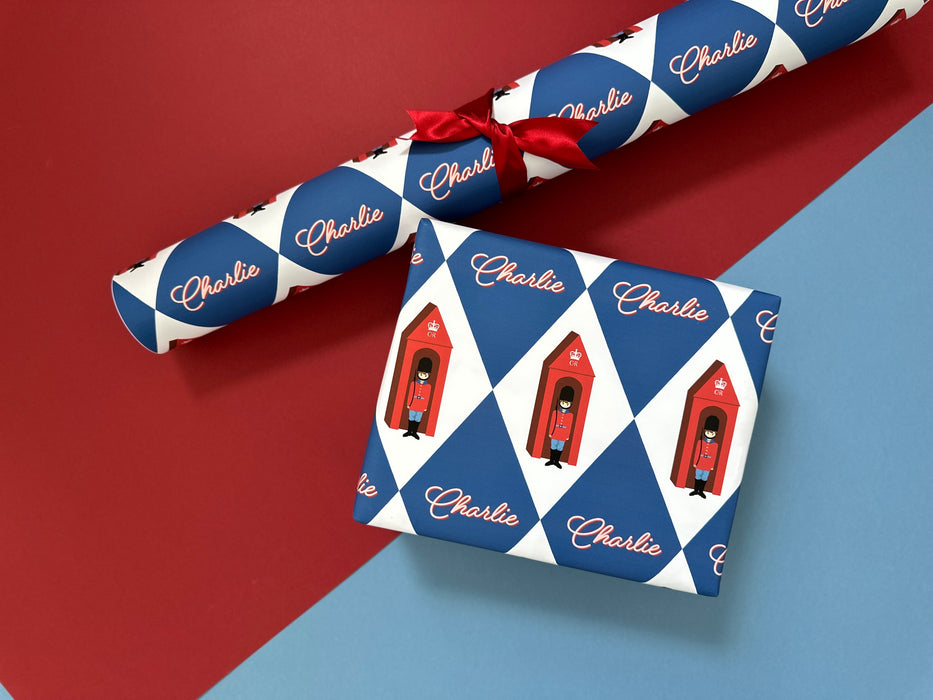 Personalised Changing Of The Guard Wrapping Paper
