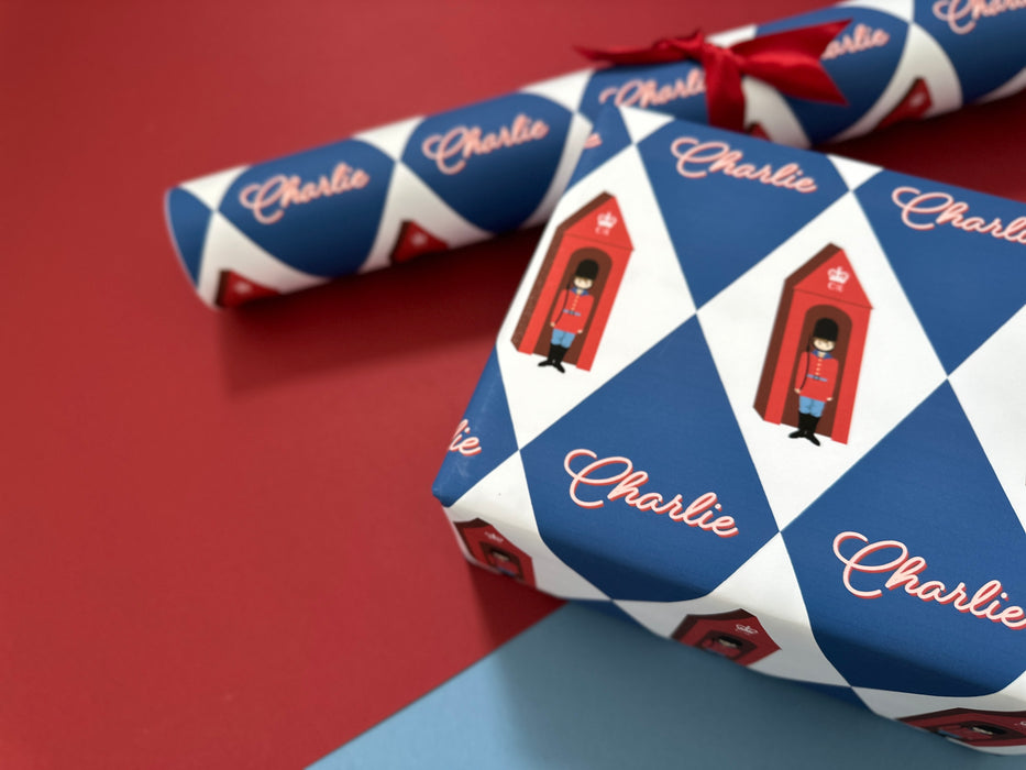 Personalised Changing Of The Guard Wrapping Paper