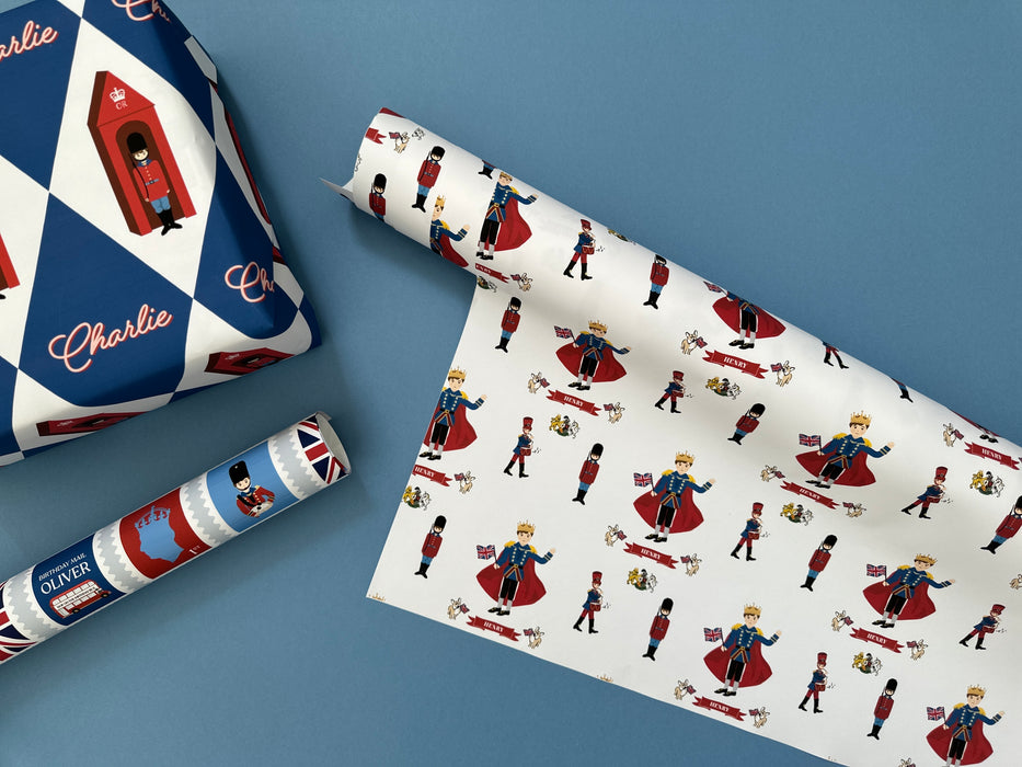 Personalised Birthday King Wrapping Paper