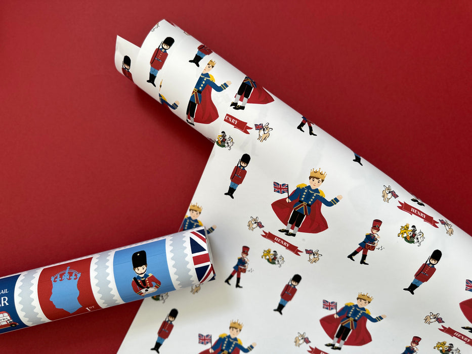 Personalised Birthday King Wrapping Paper