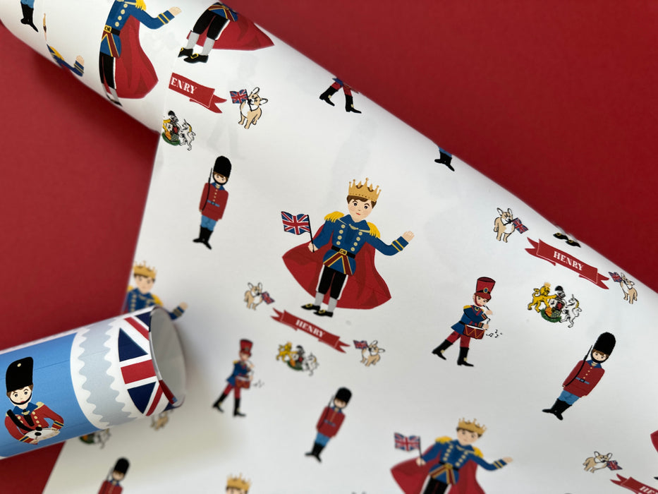 Personalised Birthday King Wrapping Paper