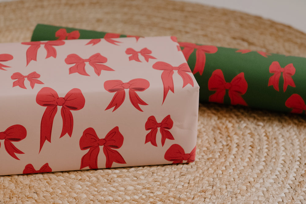 Christmas Bows Wrapping Paper