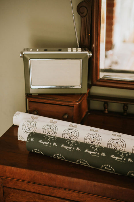 The Racquet Club Wrapping Paper Collection