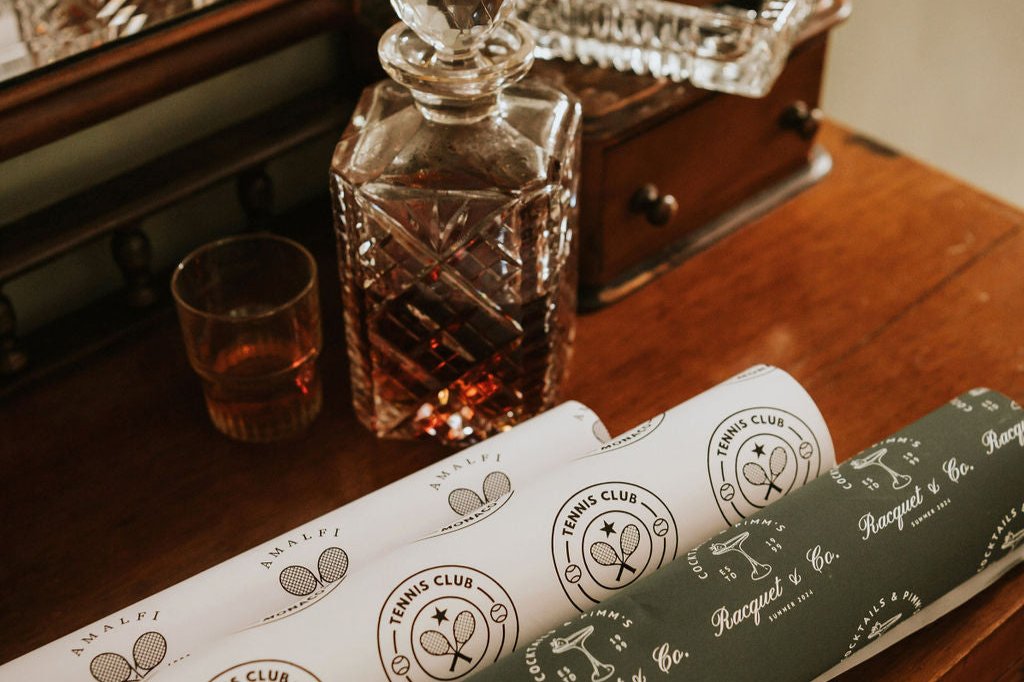 The Racquet Club Wrapping Paper Collection