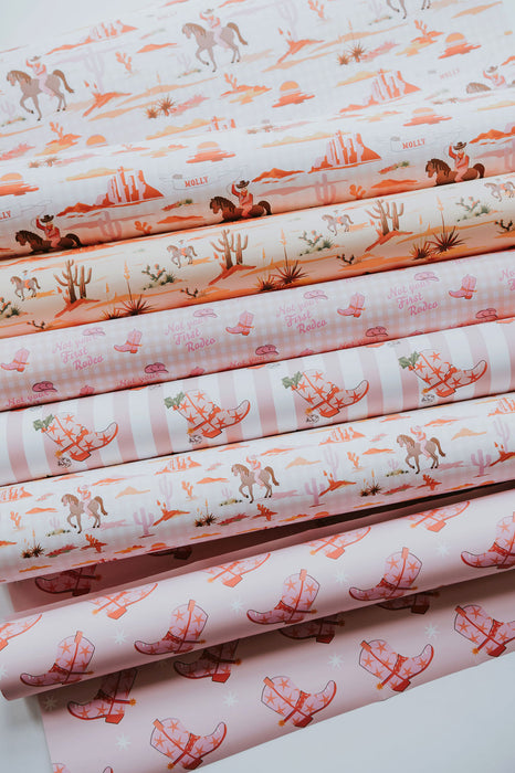 Christmas Cowgirl Wrapping Paper