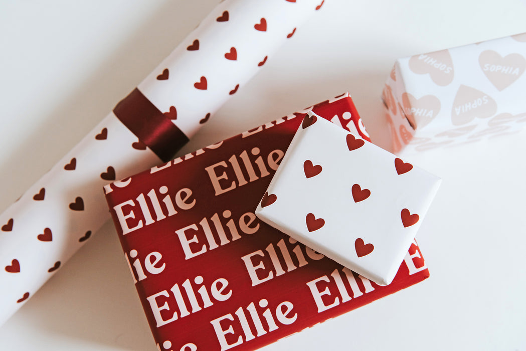 Personalised Love Is The Name Wrapping Paper