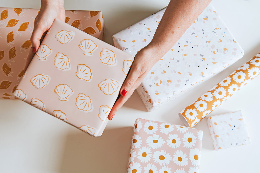 Sea Shell Wrapping Paper
