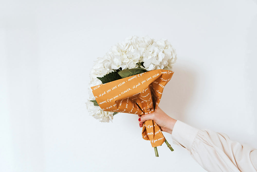 Personalised Script Typographic Wrapping Paper