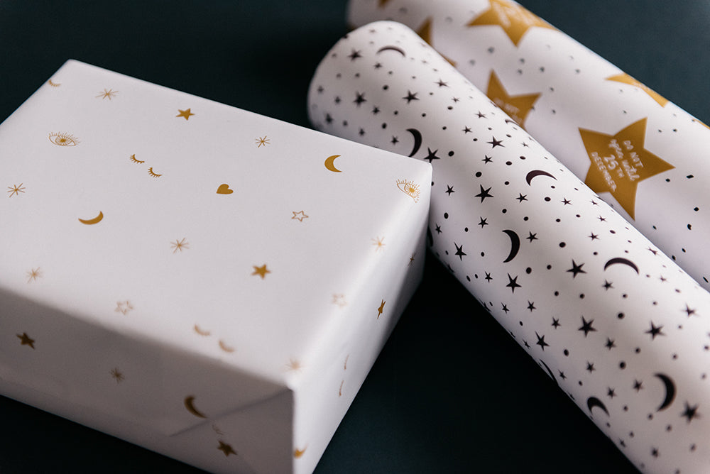 Personalised christmas wrapping paper 