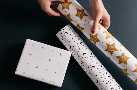 Personalised christmas wrapping paper 