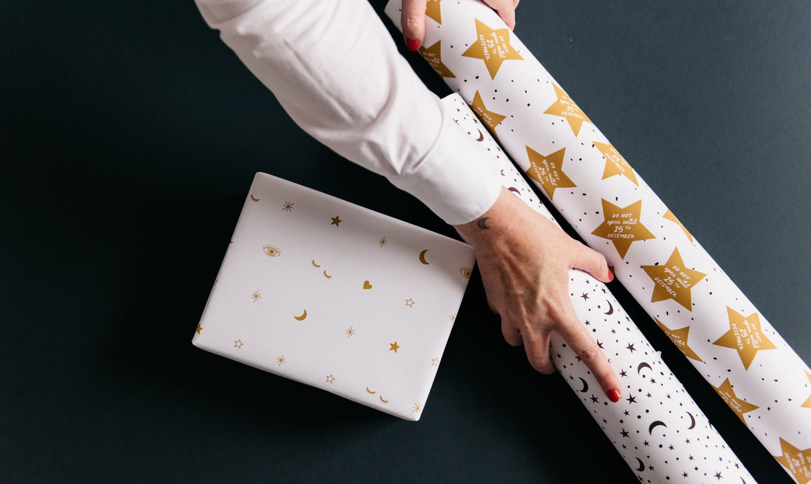 Personalised christmas wrapping paper 