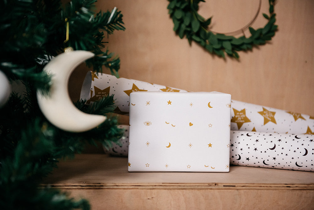 Personalised christmas wrapping paper 