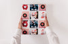 Personalised christmas wrapping paper 