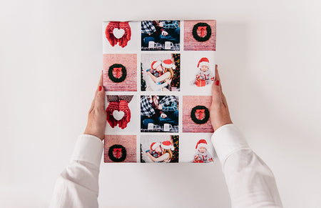 Personalised christmas wrapping paper 