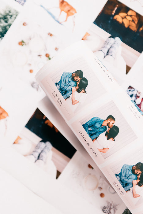 Personalised christmas wrapping paper 
