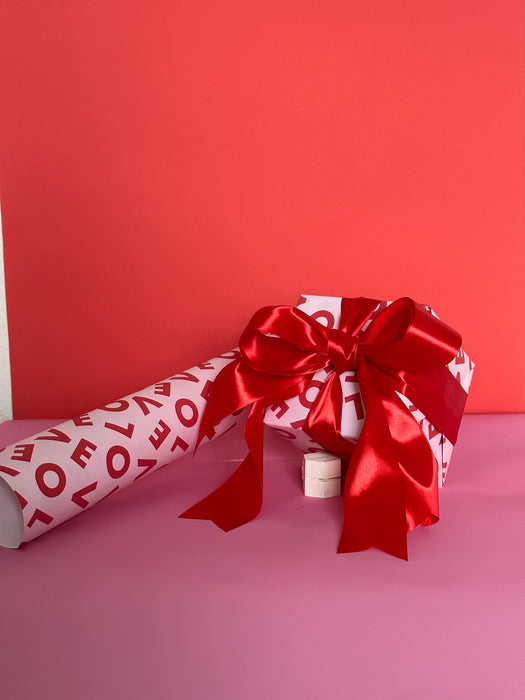 Valentine's Love Print Wrapping Paper