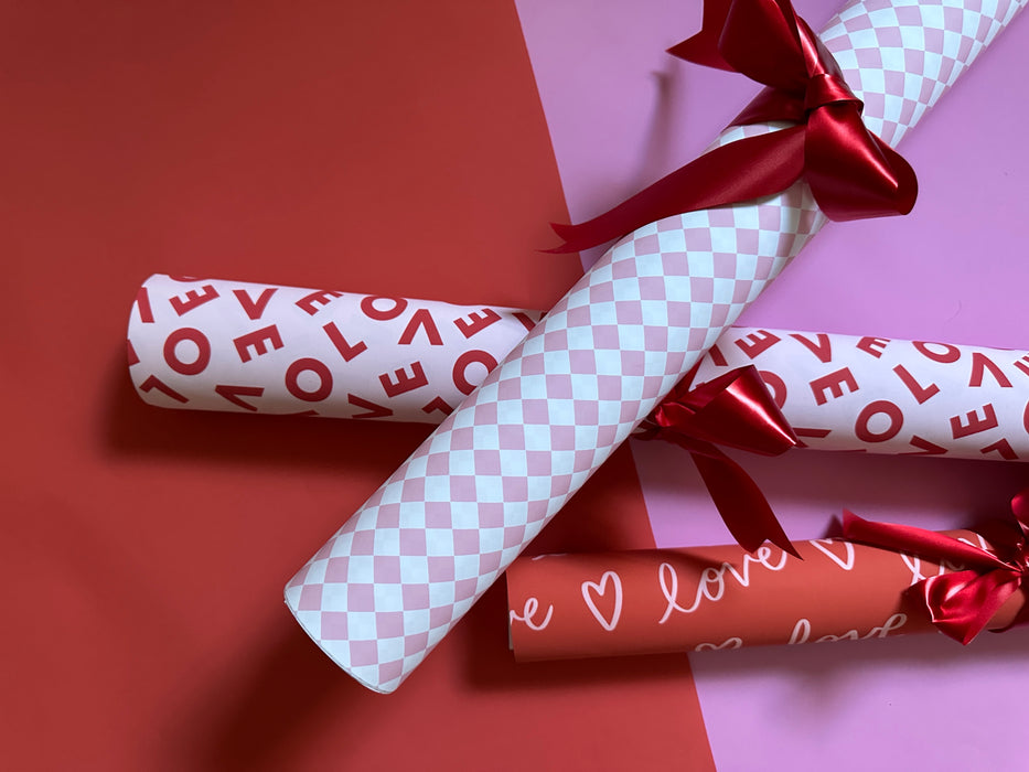 Valentine's Love Print Wrapping Paper