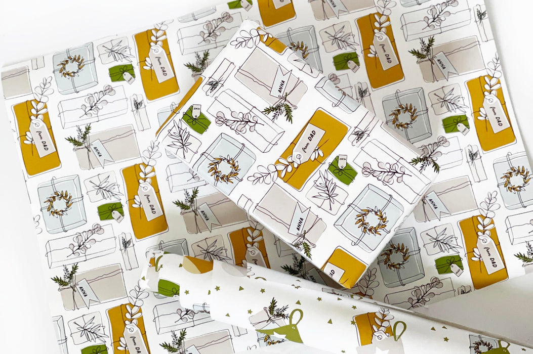 Personalised Presents Wrapping Paper