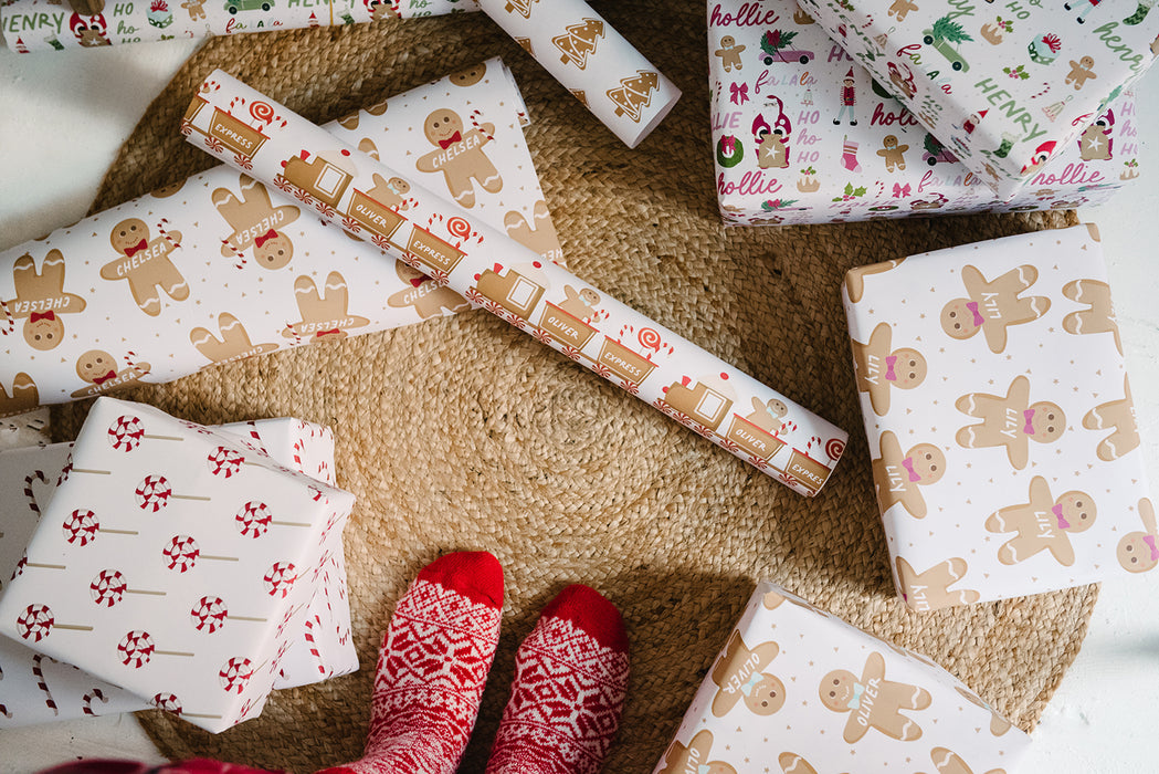 Personalised Christmas Falala Wrapping Paper