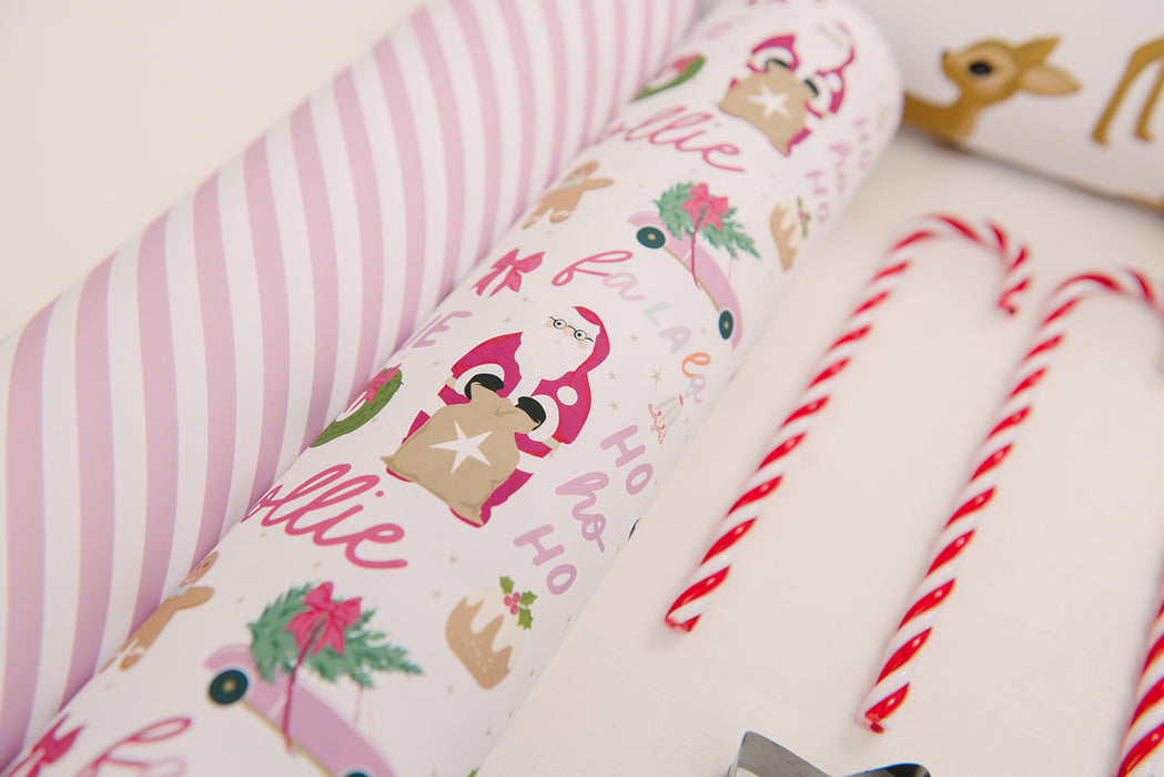 Personalised Christmas Falala Wrapping Paper