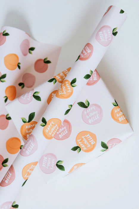 Peach Bellini Wrapping Paper