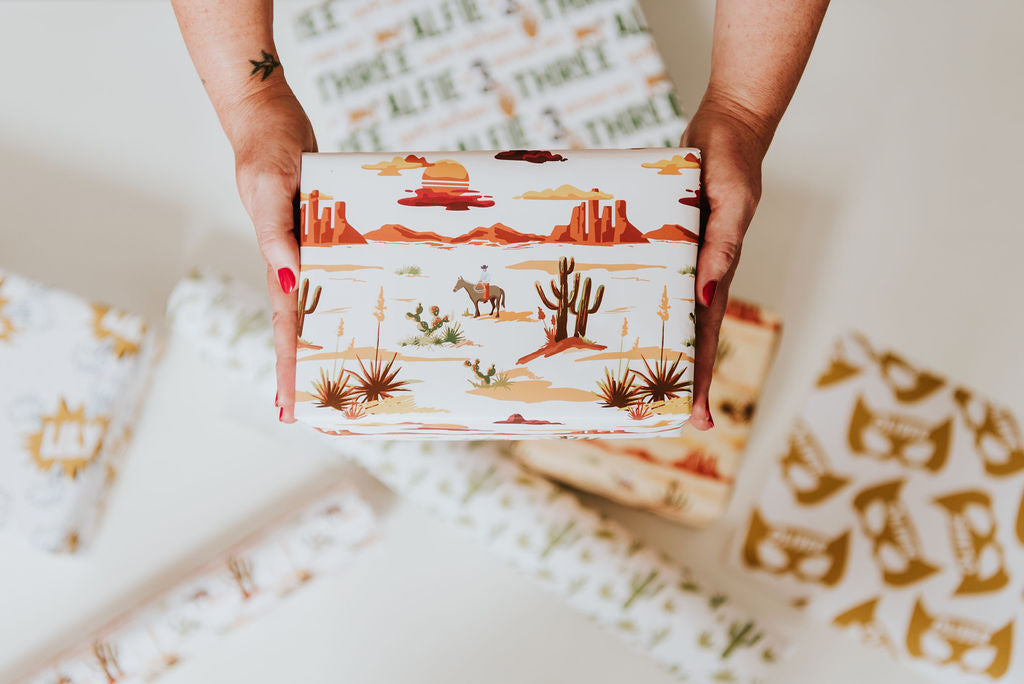 Wild West Wrapping Paper