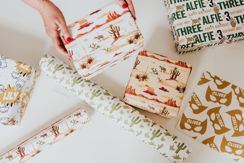 Wild West Wrapping Paper