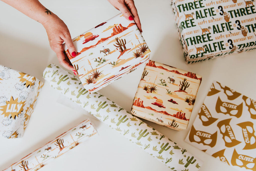 Wild West Wrapping Paper
