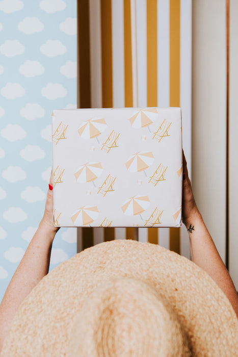 Positano Stripe Wrapping Paper