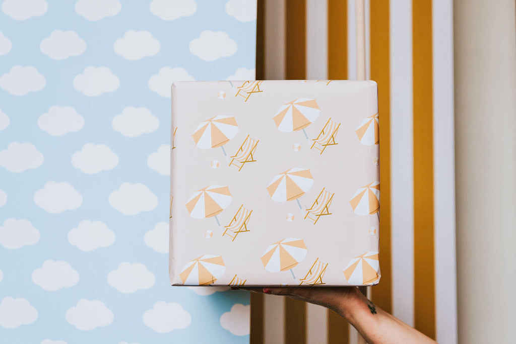 Positano Stripe Wrapping Paper