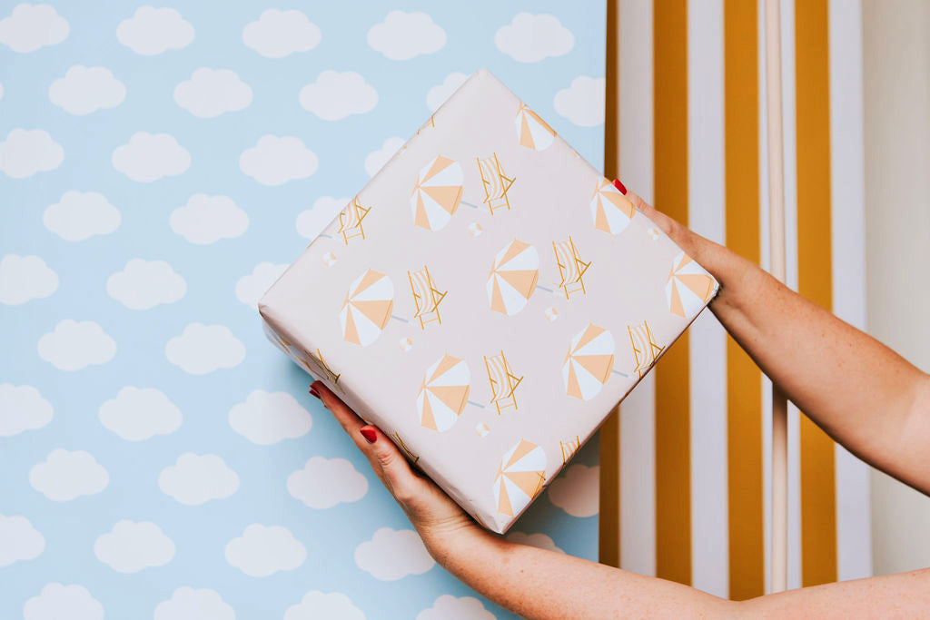 Positano Stripe Wrapping Paper