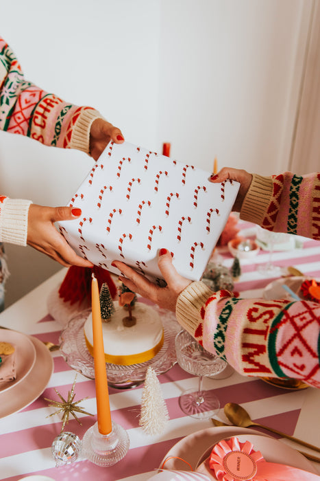Personalised Christmas Candy Store Wrapping Paper