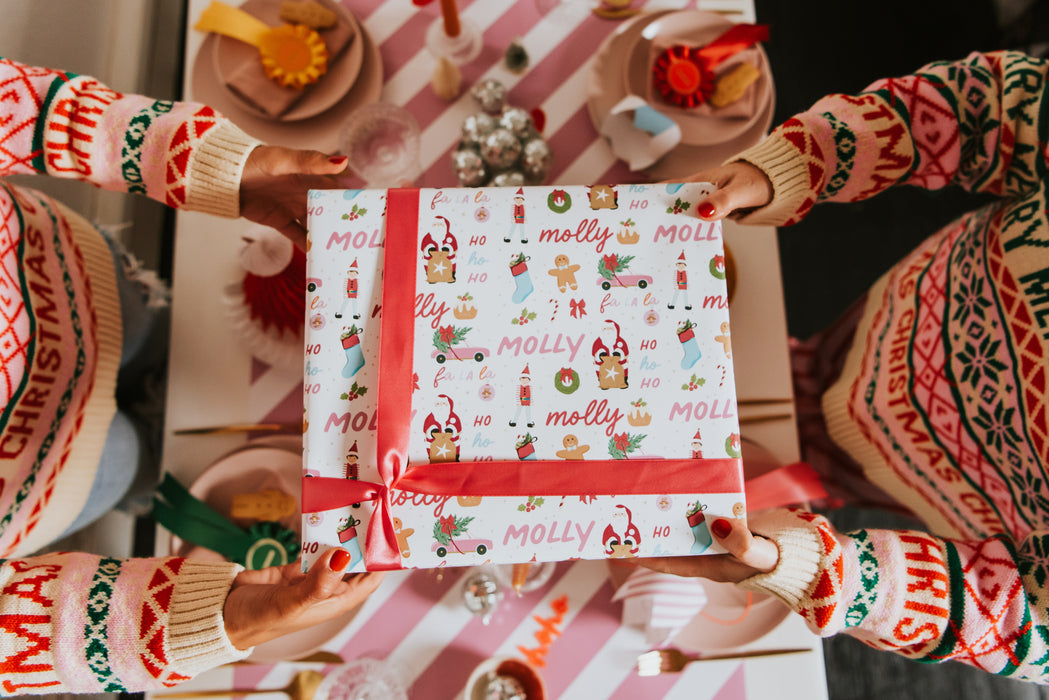 Personalised Christmas Falala Wrapping Paper