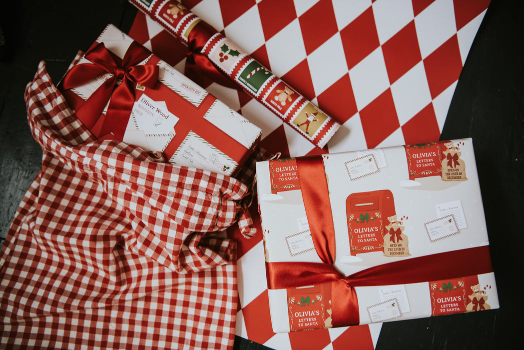 Personalised Christmas Post Wrapping Paper