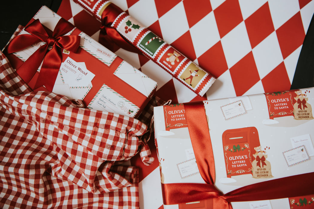 Personalised Christmas Post Wrapping Paper