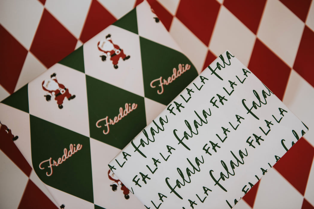 Personalised Santa Christmas Wrapping Paper