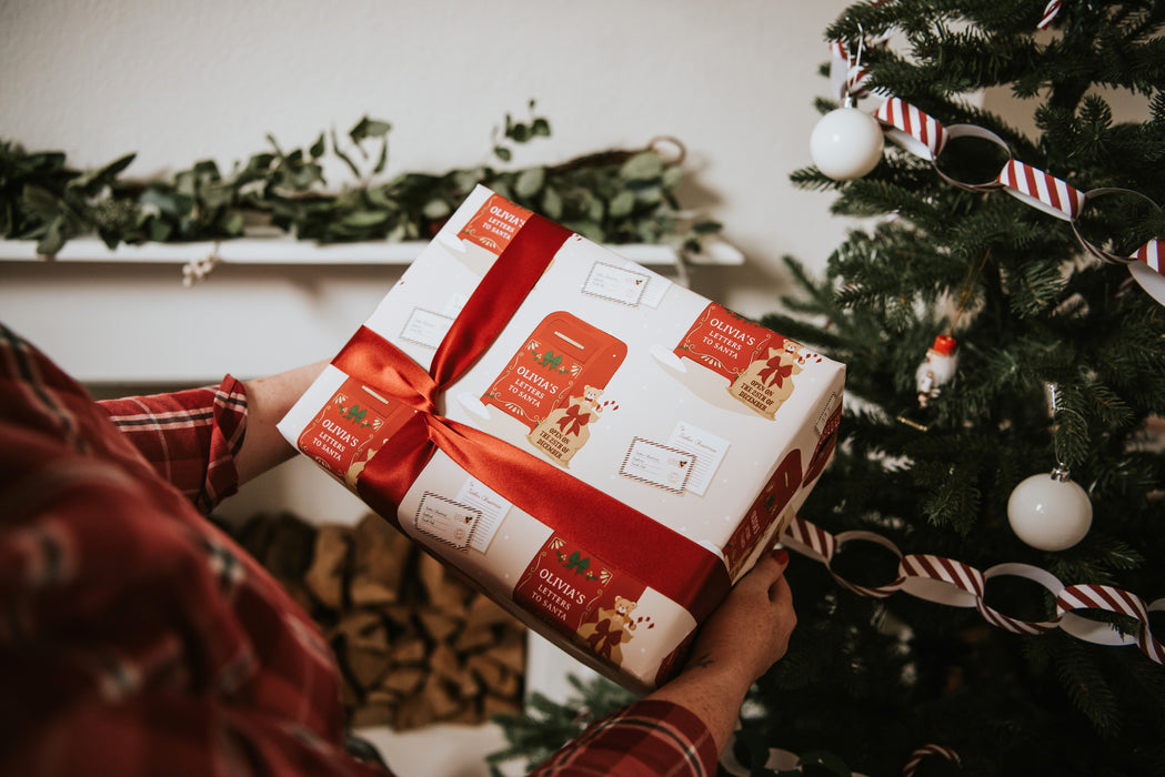 Personalised Christmas Post Wrapping Paper