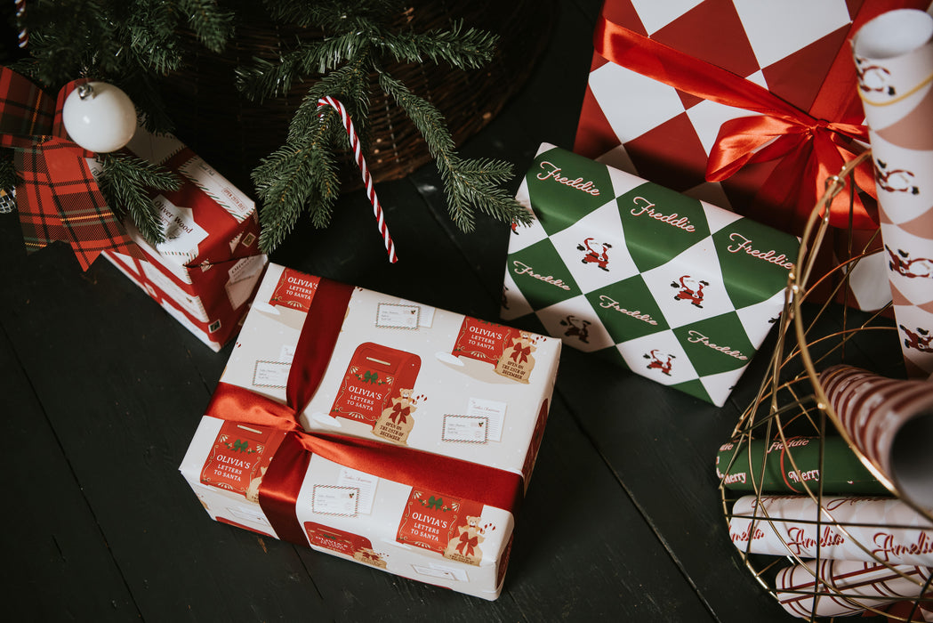 Personalised Christmas Post Wrapping Paper
