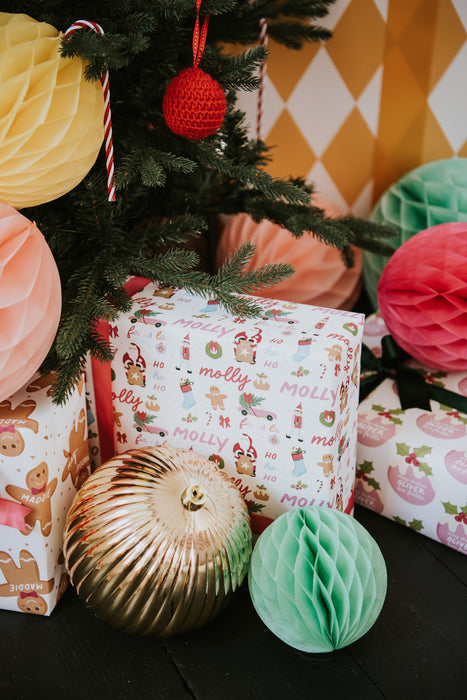 Personalised Christmas Falala Wrapping Paper