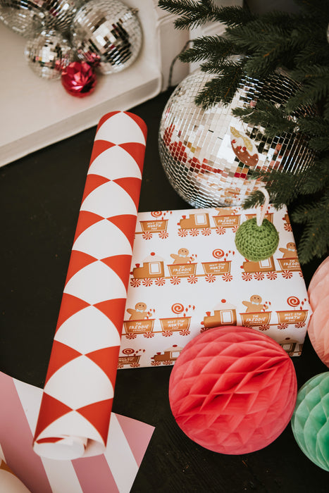 Personalised Christmas Santa Express Wrapping Paper