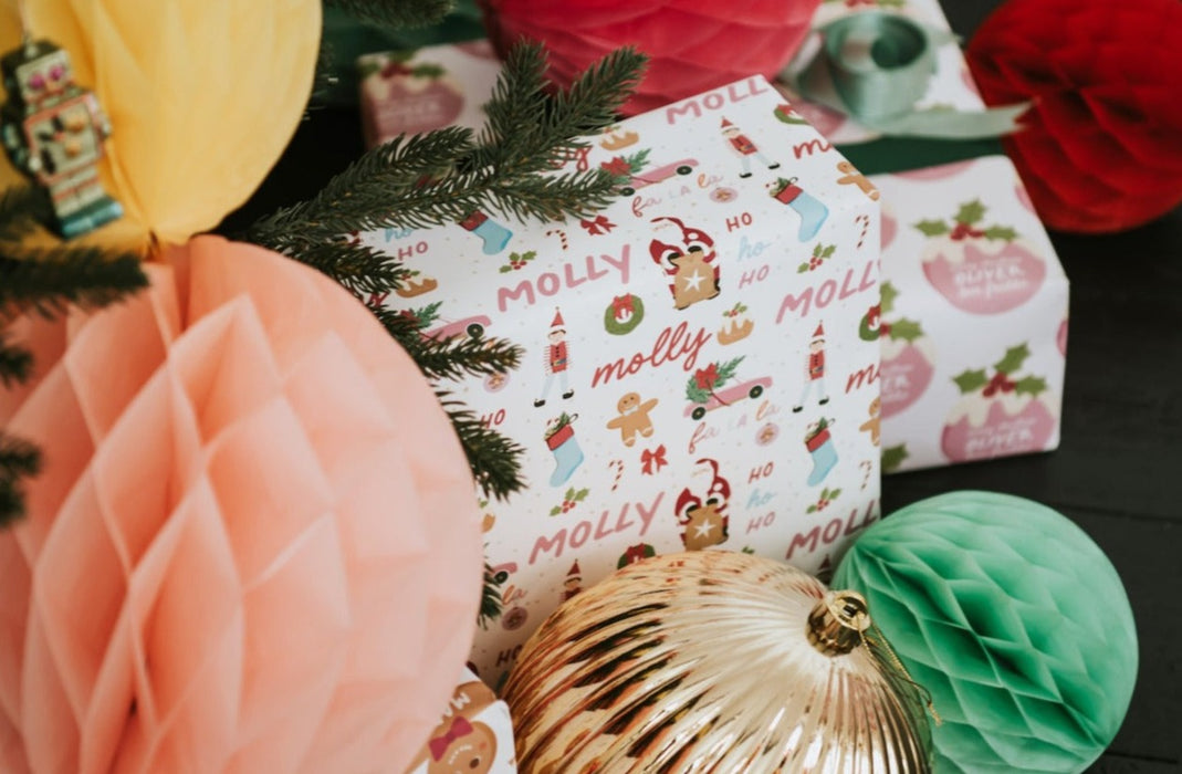 Personalised Christmas Falala Wrapping Paper