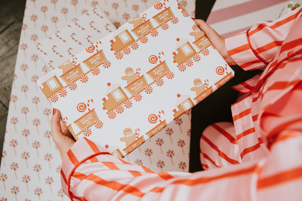 Personalised Christmas Santa Express Wrapping Paper