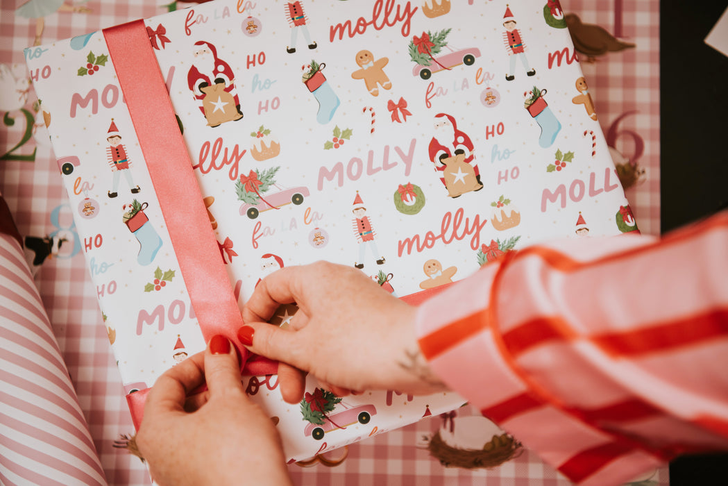 Personalised Christmas Falala Wrapping Paper