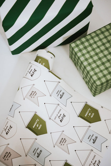 Personalised Sign Wrapping Paper