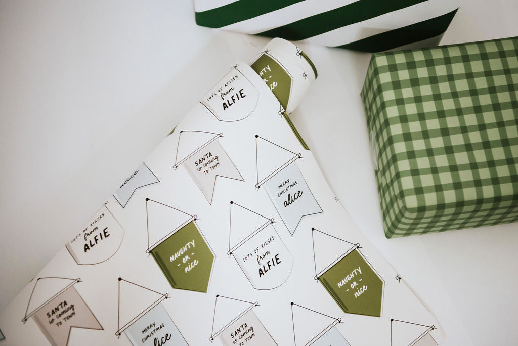 Personalised Sign Wrapping Paper