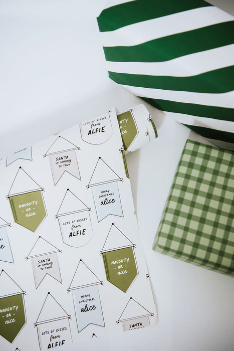 Personalised Sign Wrapping Paper