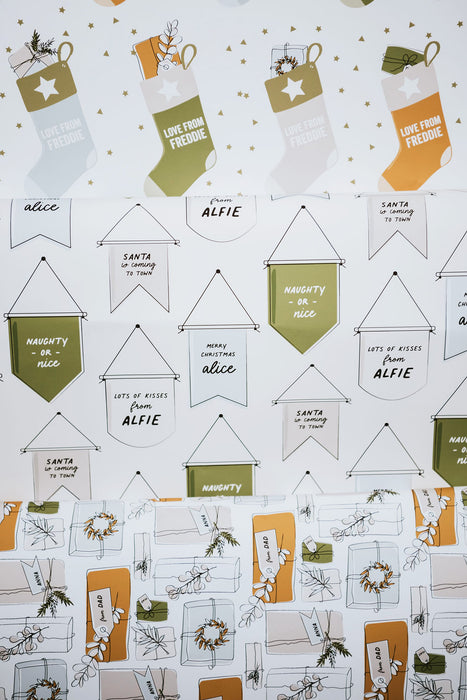 Personalised Presents Wrapping Paper