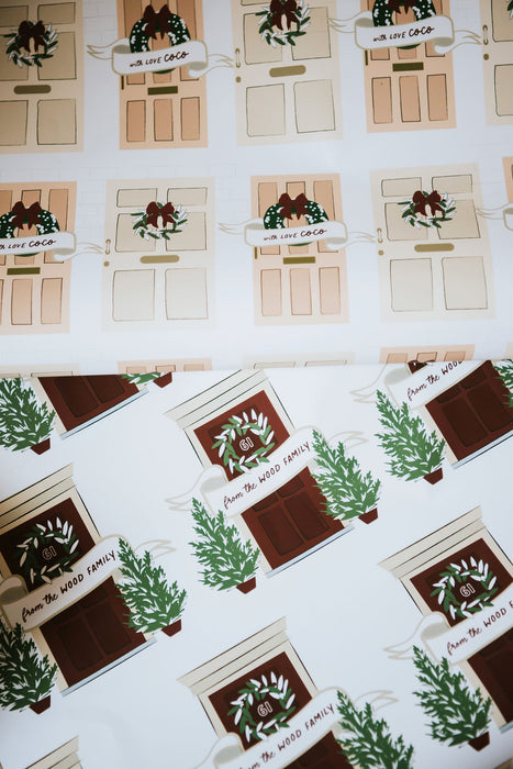 Personalised Berkeley Square Wrapping Paper