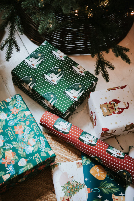 Personalised Night Before Christmas Wrapping Paper
