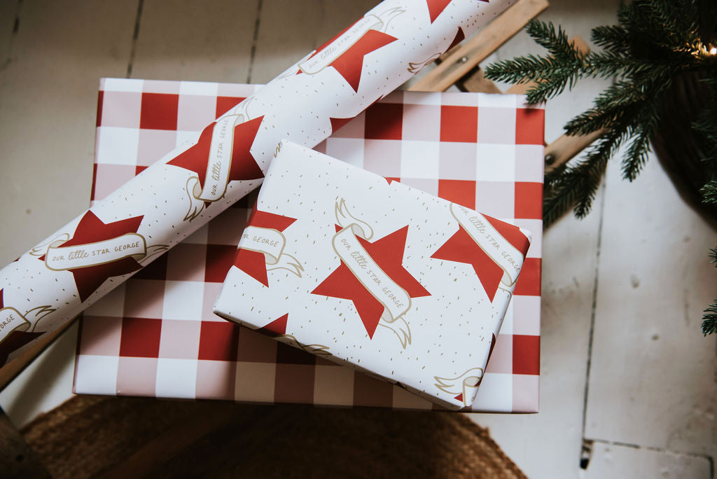 Personalised Star Wrapping Paper